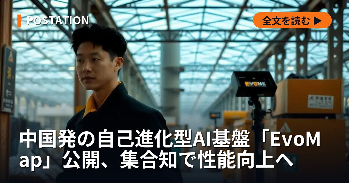 中国発の自己進化型AI基盤「EvoMap」公開、集合知で性能向上へ