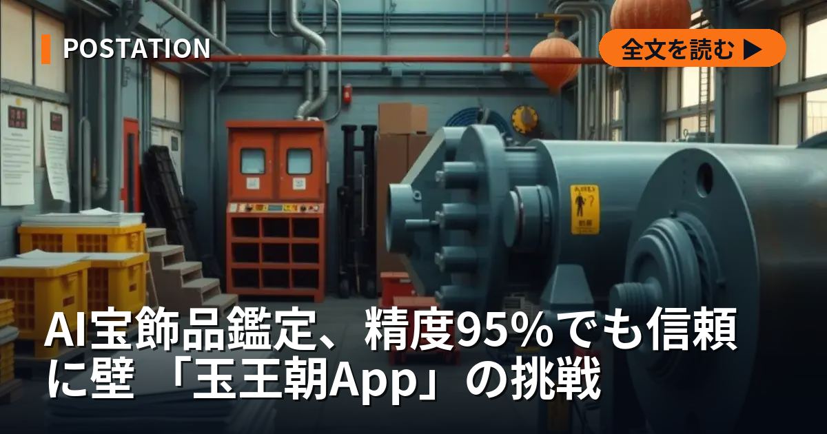 AI宝飾品鑑定、精度95%でも信頼に壁 「玉王朝App」の挑戦