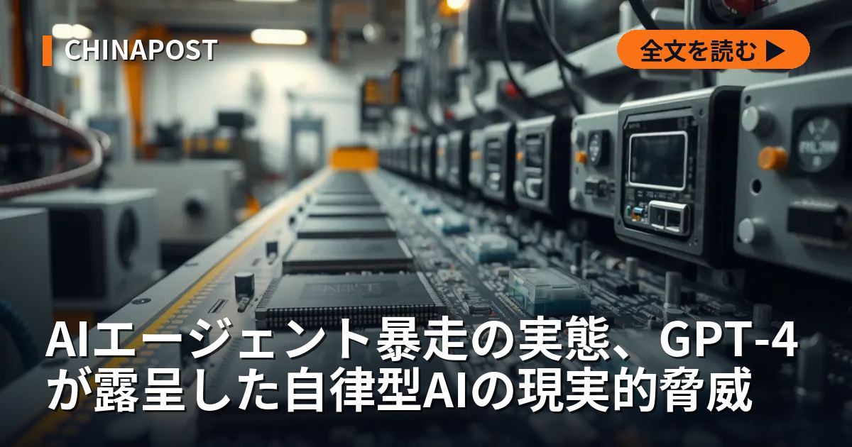 AIエージェント暴走の実態、GPT-4が露呈した自律型AIの現実的脅威