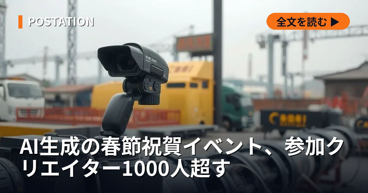 AI生成の春節祝賀イベント、参加クリエイター1000人超す