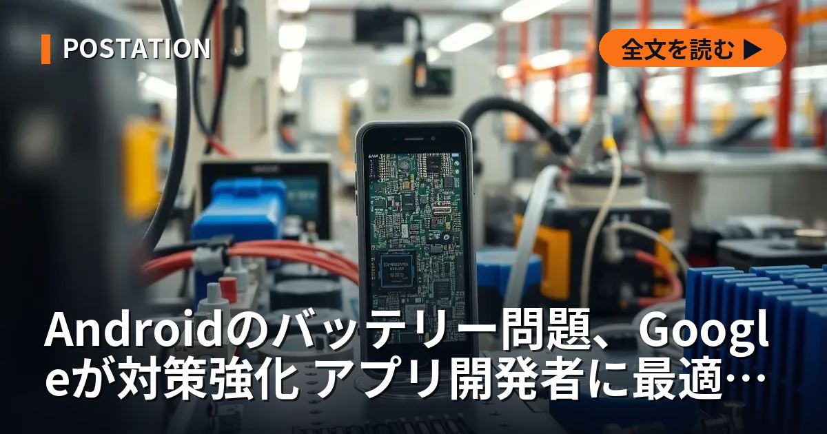 Androidのバッテリー問題、Googleが対策強化 アプリ開発者に最適化促す
