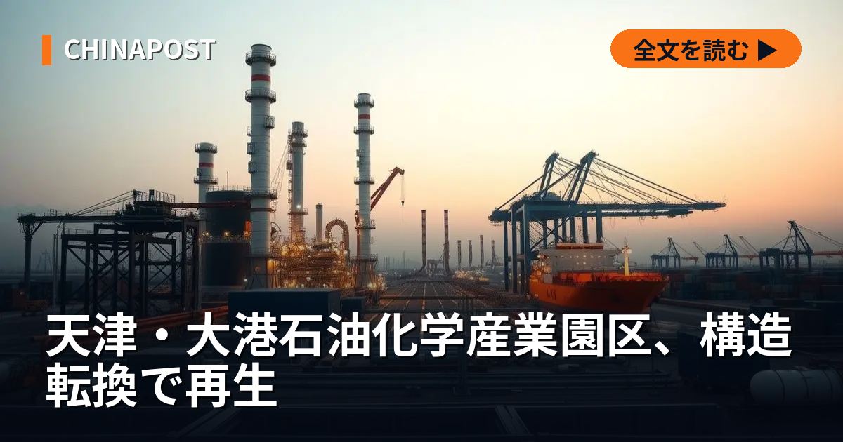 天津・大港石油化学産業園区、構造転換で再生