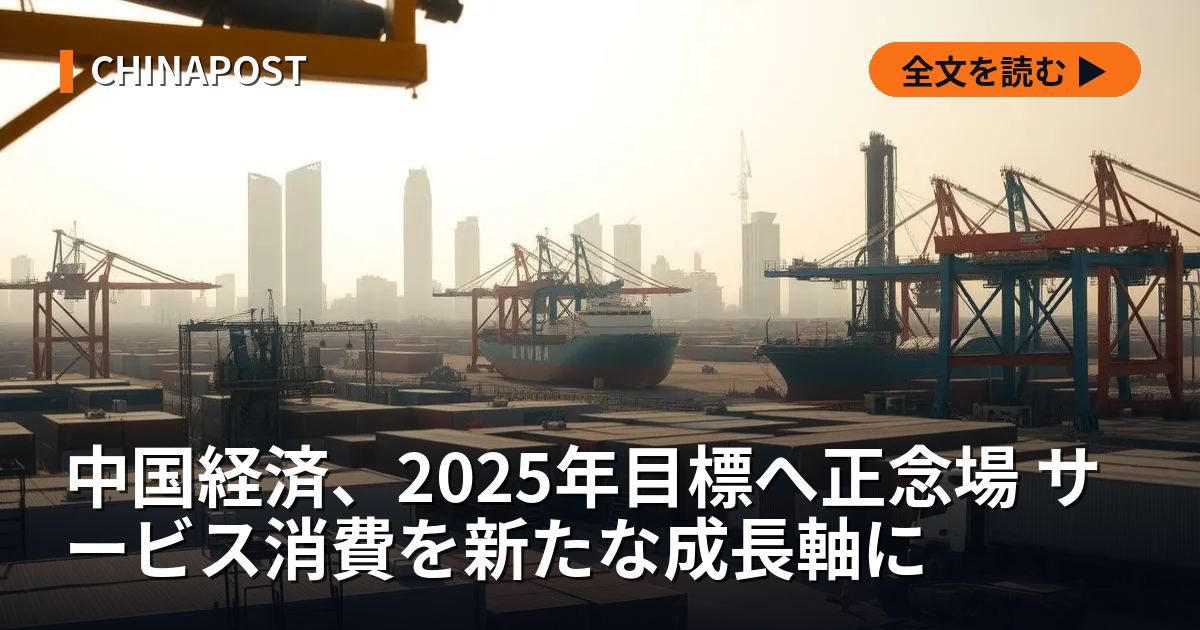中国経済、2025年目標へ正念場 サービス消費を新たな成長軸に