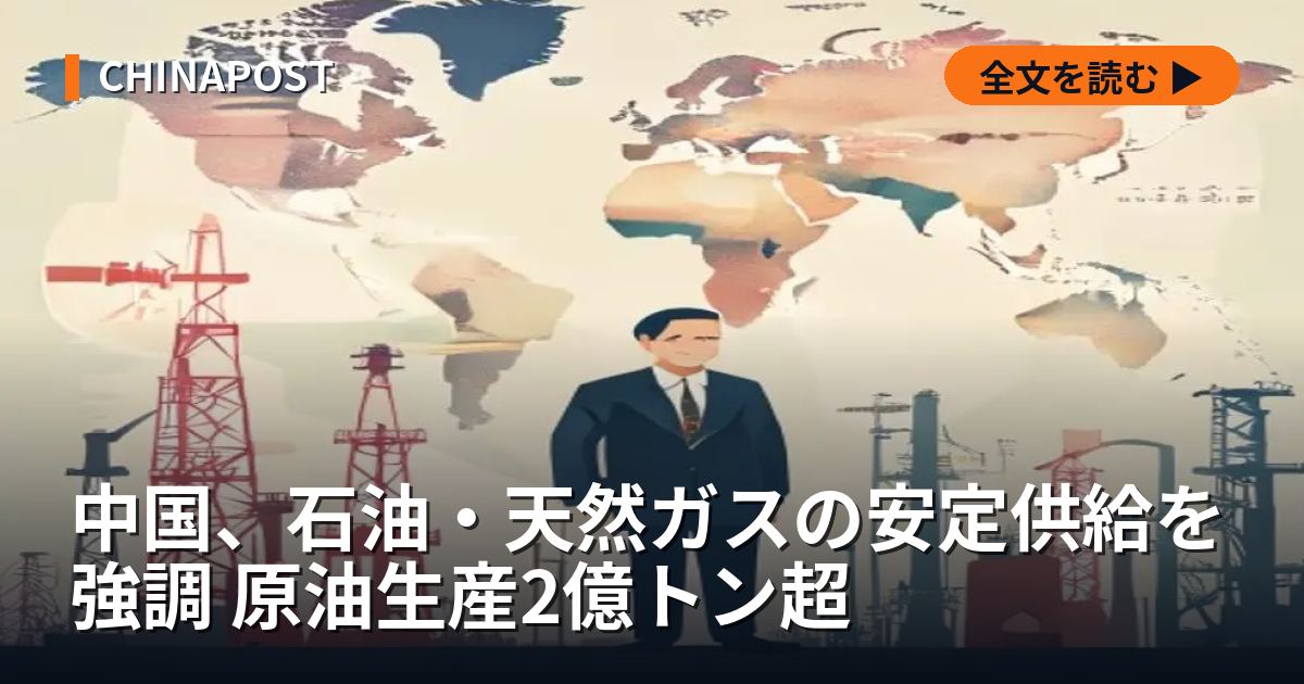 中国、石油・天然ガスの安定供給を強調 原油生産2億トン超