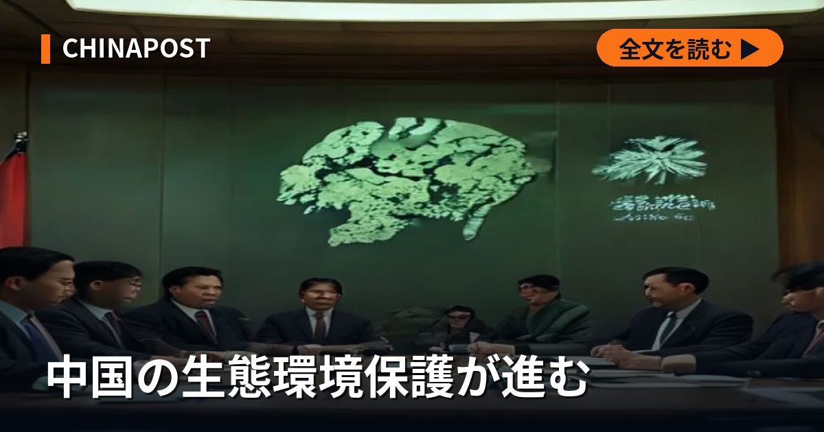 中国の生態環境保護が進む