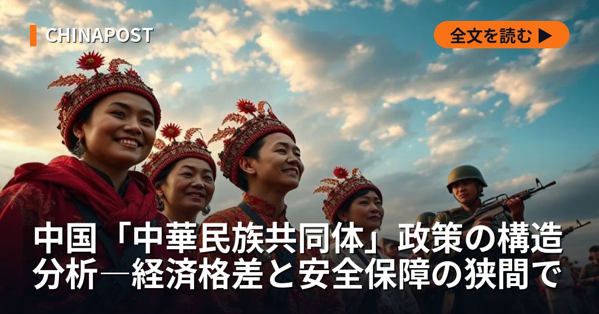 中国「中華民族共同体」政策の構造分析―経済格差と安全保障の狭間で