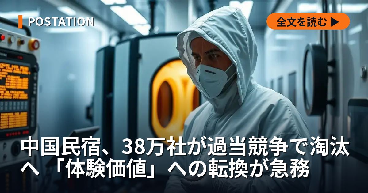 中国民宿、38万社が過当競争で淘汰へ 「体験価値」への転換が急務