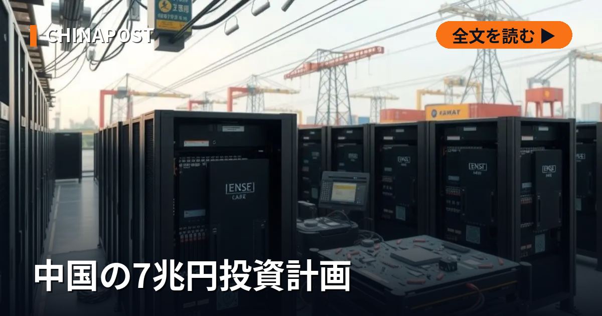 中国の7兆円投資計画