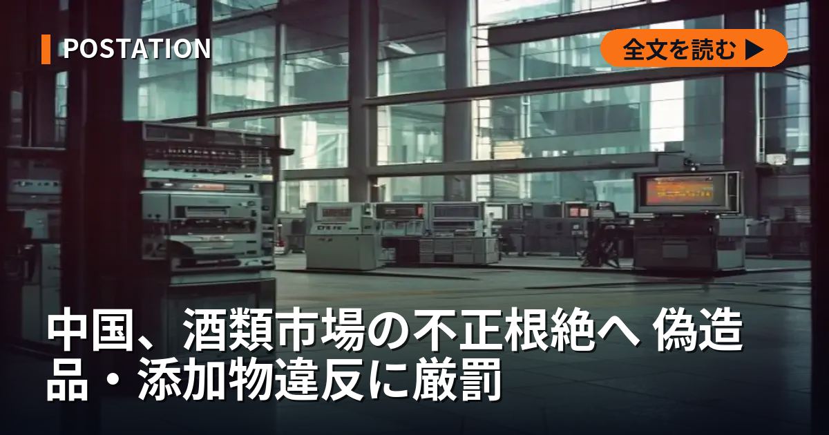 中国、酒類市場の不正根絶へ 偽造品・添加物違反に厳罰