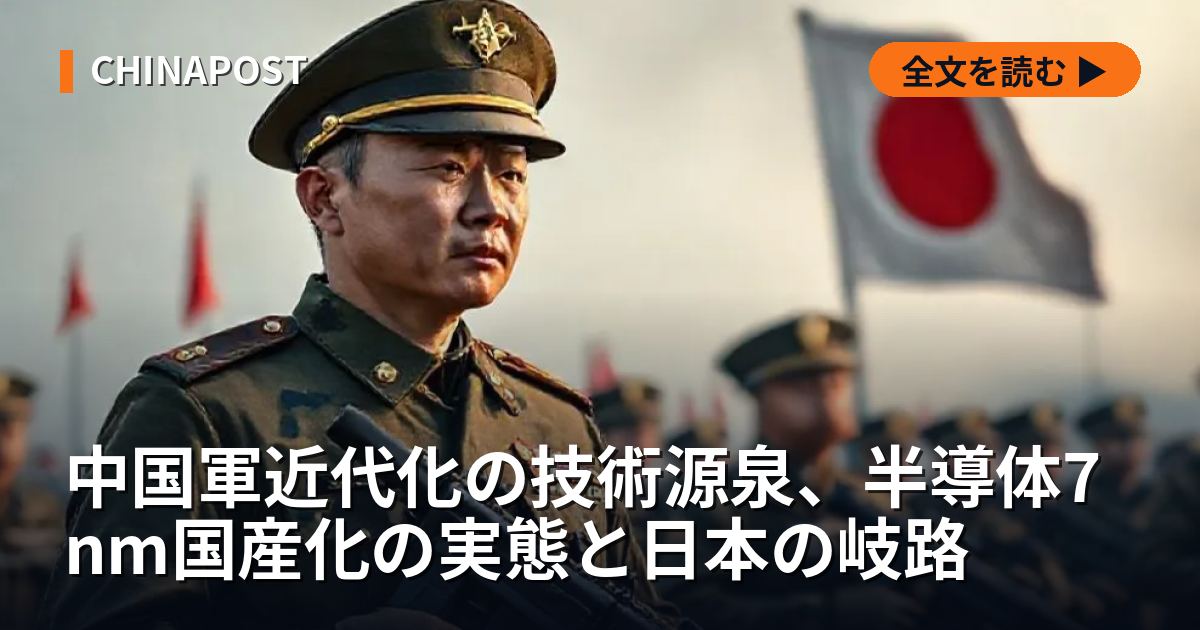 中国軍近代化の技術源泉、半導体7nm国産化の実態と日本の岐路