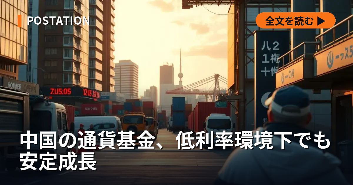 中国の通貨基金、低利率環境下でも安定成長
