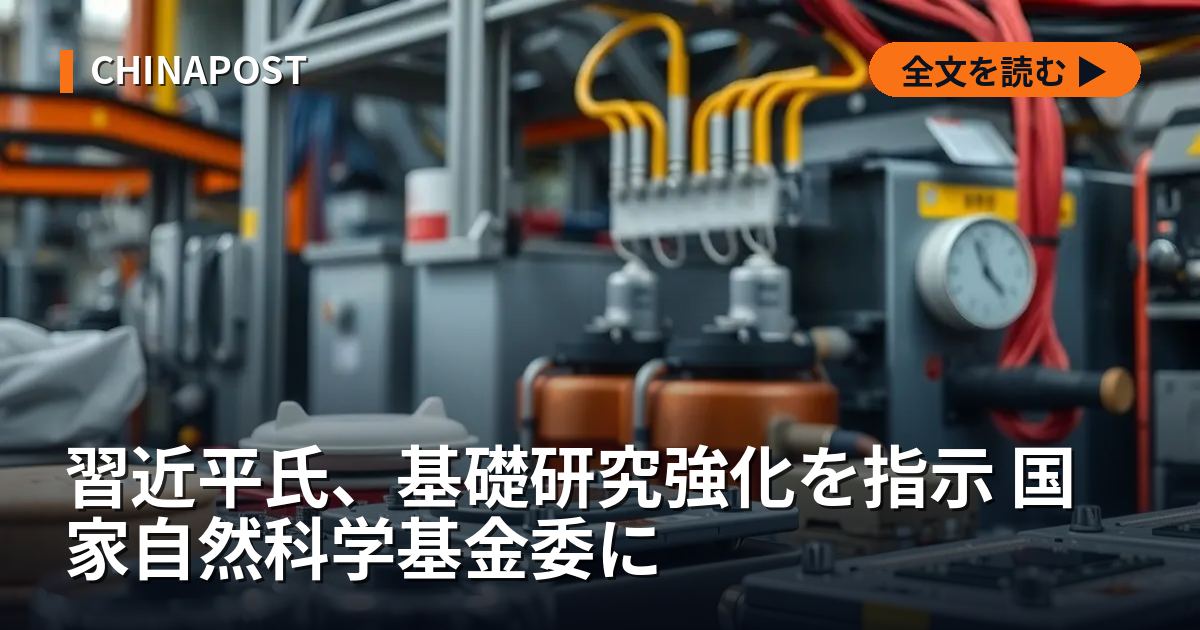 習近平氏、基礎研究強化を指示 国家自然科学基金委に — 設立40周年の重要講話