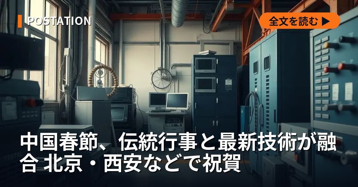 中国春節、伝統行事と最新技術が融合 北京・西安などで祝賀