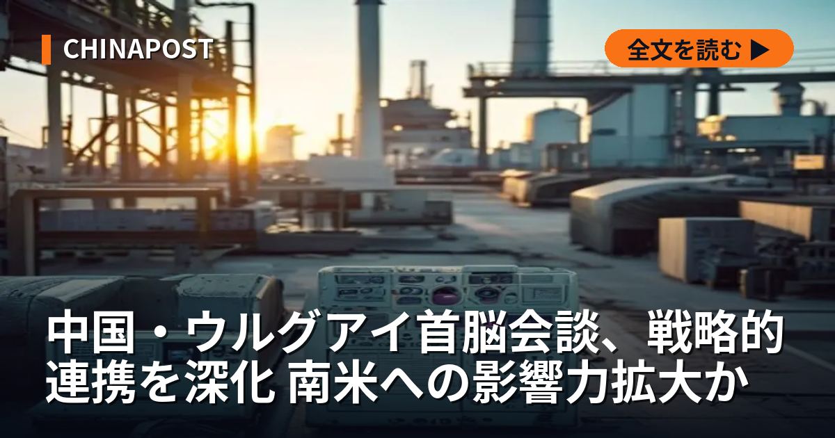 中国・ウルグアイ首脳会談、戦略的連携を深化 南米への影響力拡大か