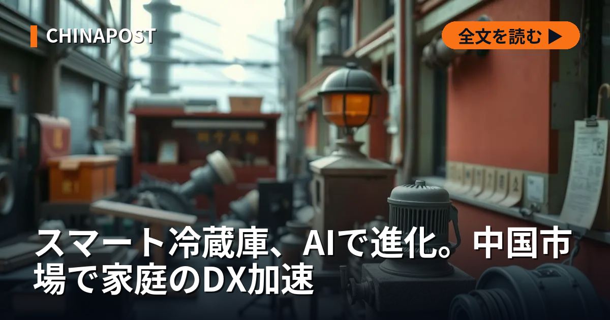 スマート冷蔵庫、AIで進化。中国市場で家庭のDX加速