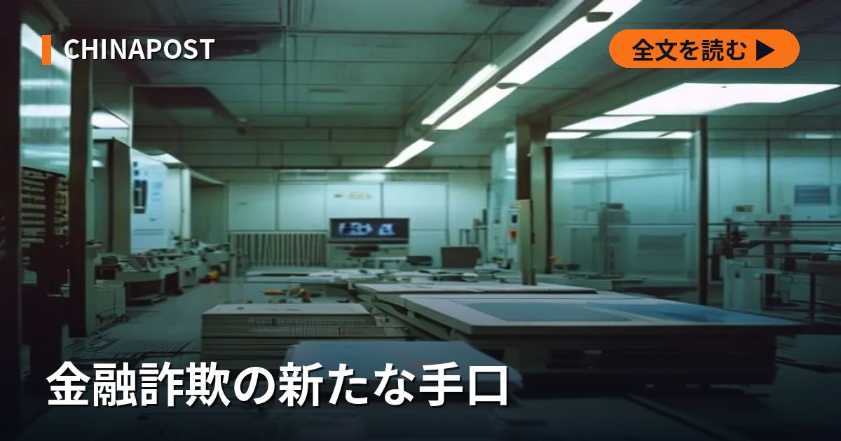 金融詐欺の新たな手口