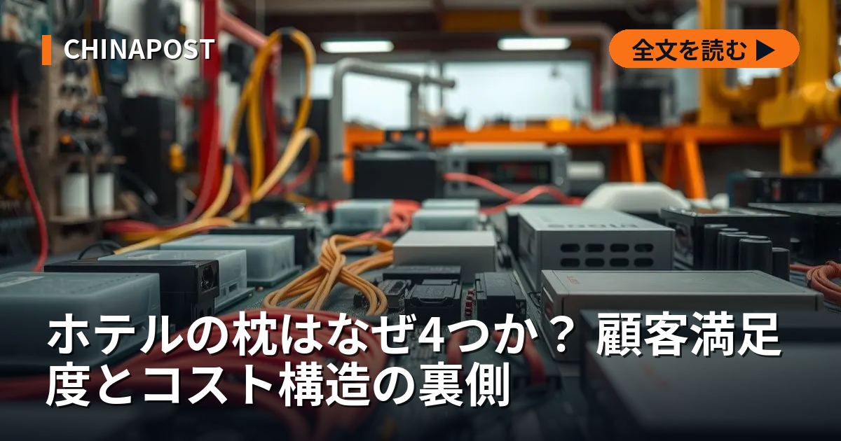 ホテルの枕はなぜ4つか？ 顧客満足度とコスト構造の裏側