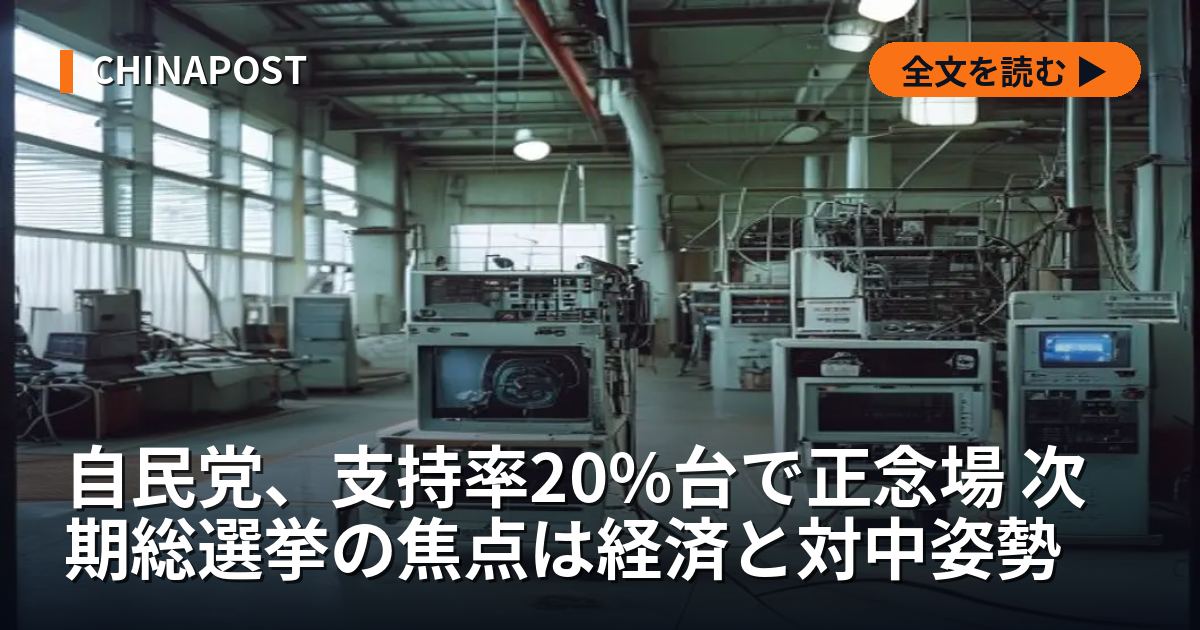 自民党、支持率20%台で正念場 次期総選挙の焦点は経済と対中姿勢