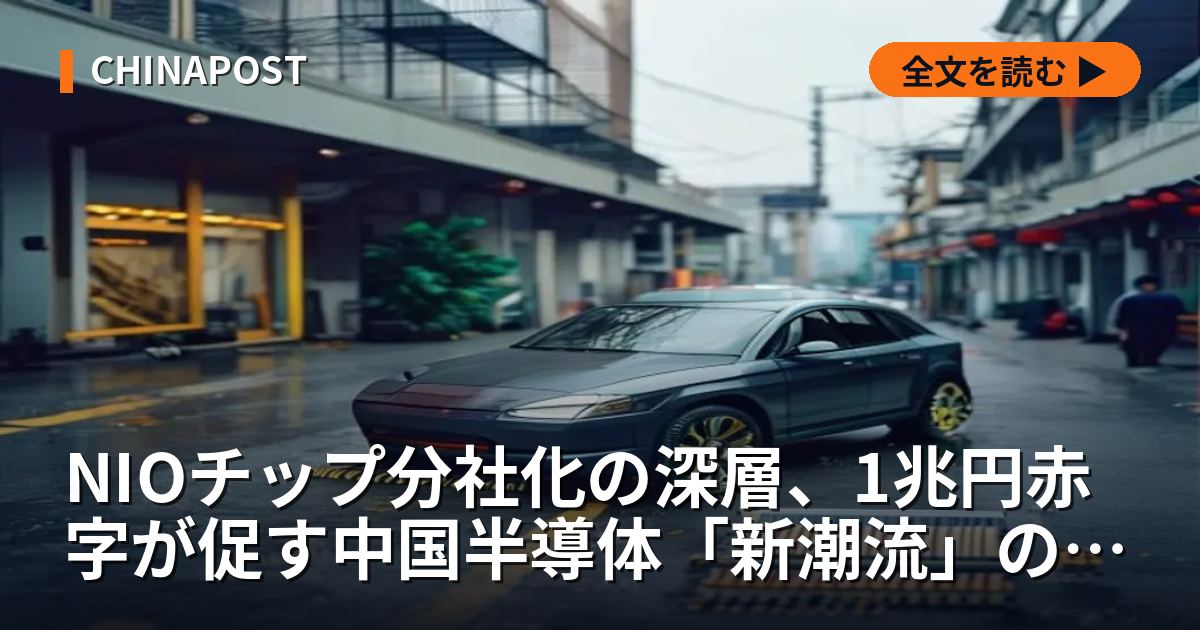 NIOチップ分社化の深層、1兆円赤字が促す中国半導体「新潮流」の実態