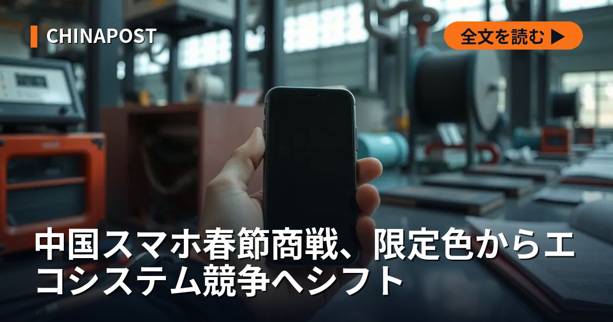 中国スマホ春節商戦、限定色からエコシステム競争へシフト