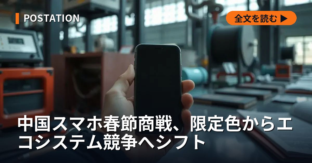 中国スマホ春節商戦、限定色からエコシステム競争へシフト