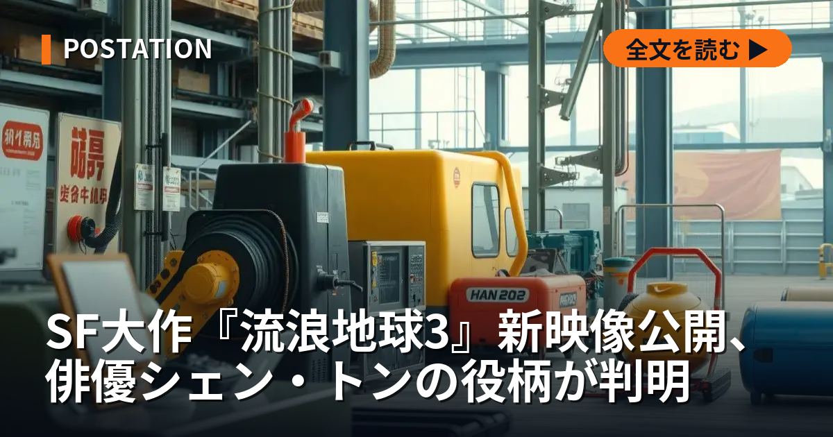 SF大作『流浪地球3』新映像公開、俳優シェン・トンの役柄が判明