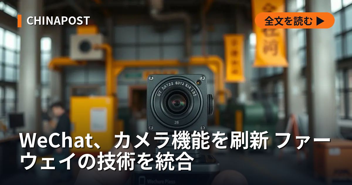 WeChat、カメラ機能を刷新 ファーウェイの技術を統合